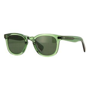 New GARRETT LEIGHT Kinney II Green Square 2158 JUN/SFPG15 Sunglasses Women